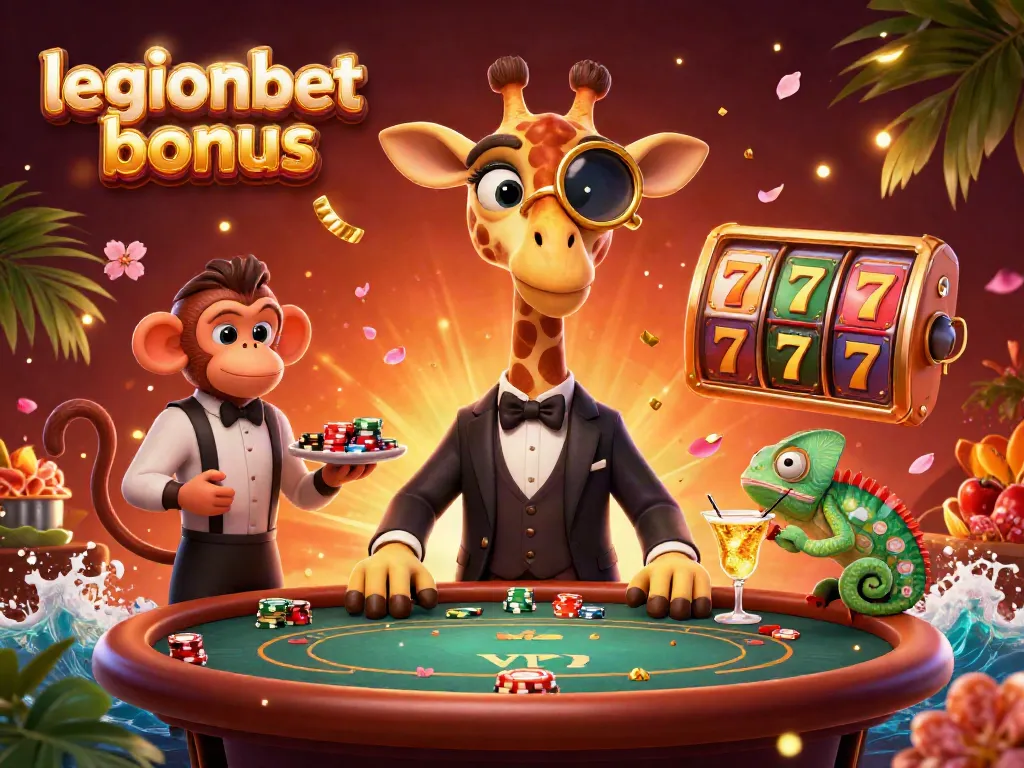 Experience the thrilling legionbet bonus with high-roller giraffe and exciting casino elements.