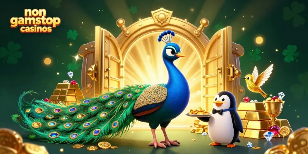 Engage with non gamstop casinos featuring vibrant 3D characters and dazzling casino elements.
